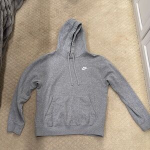 Grey nike hoodie Size S barely warn in great condition